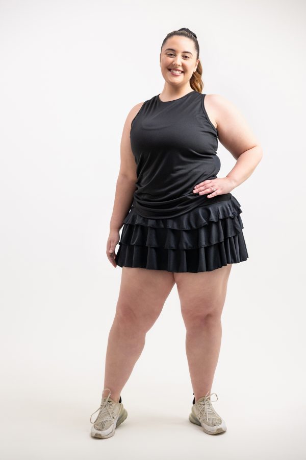 Ausalja skort black front