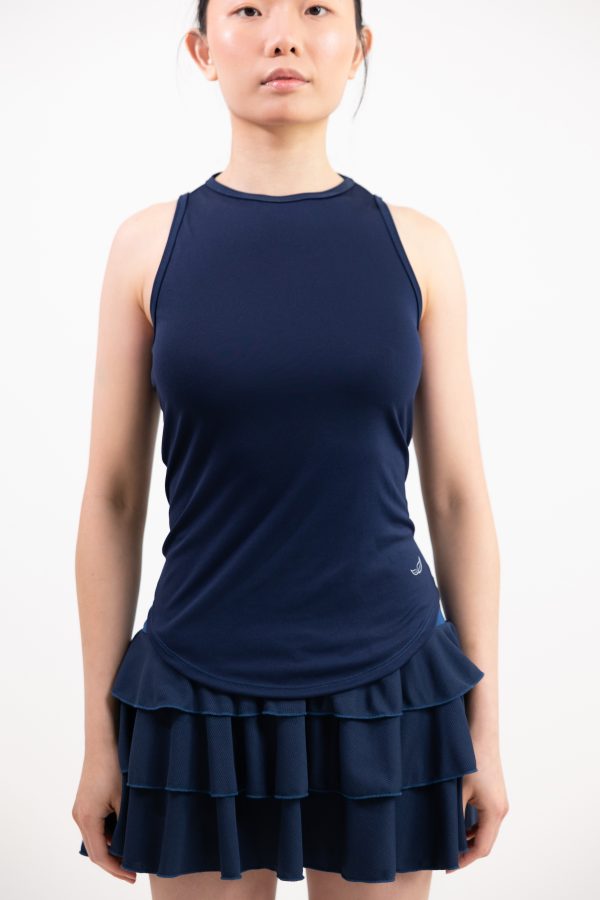 blue workout top
