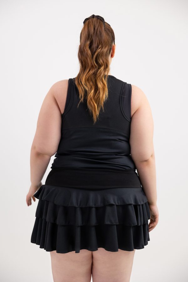 black workout top
