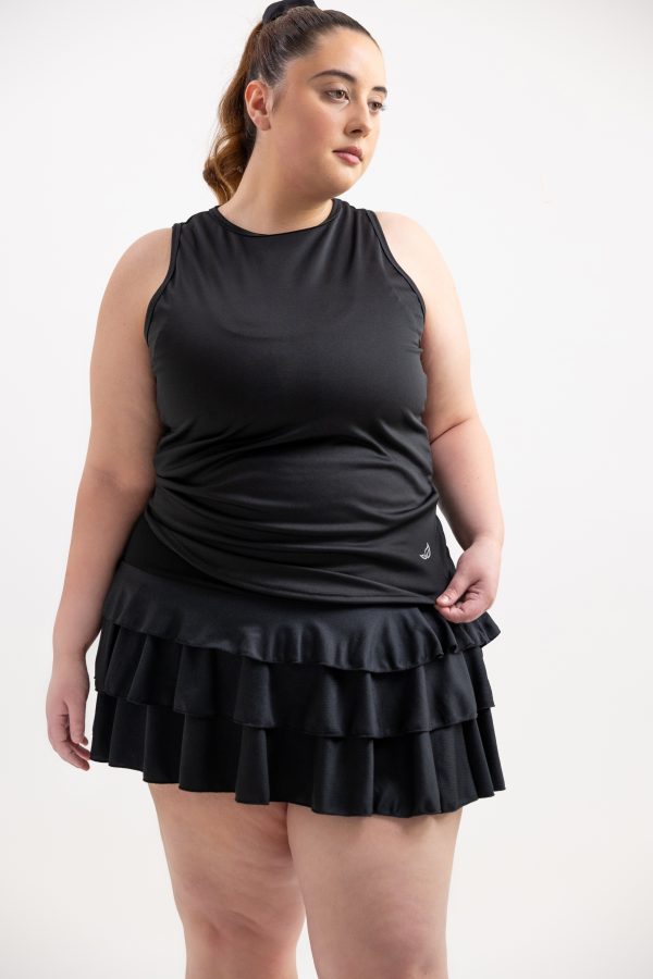 black workout top