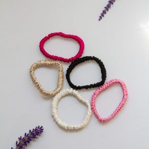 mini scrunchies in different colours