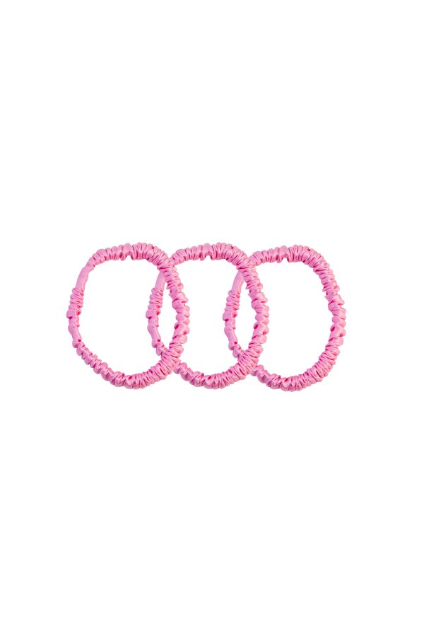 pink mini scrunchie